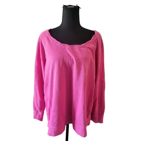 Torrid Pink Crew Neck Sweater - Picture 1 of 9